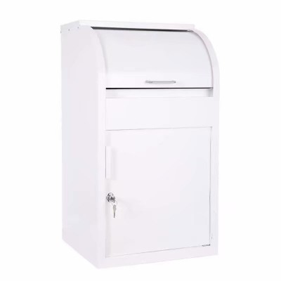 Wall Mounted Big Parcel Delivery Post Box With Locker