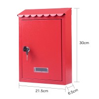 YOOBOX high quality square outdoor rustproof mailbox