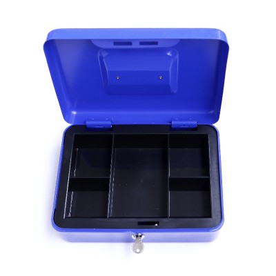 selling well all over the world metal cash box with lock metal money saving box