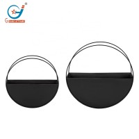 Metal Hanging Planter  metal wall decoration Round metal wall planter Half round wall planter