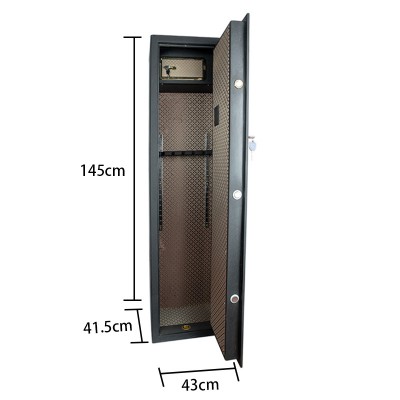 biometric gun safe Mechanical electronic lock metal gunsafe  storage cabinet